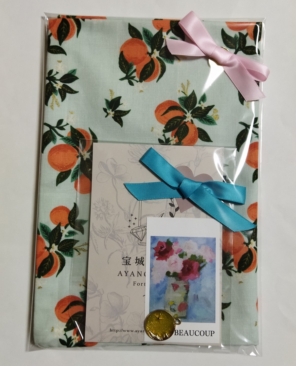 トルコ製ファブリック リバーシブルデザイン ミニタロットクロス トルコ製ファブリックのタロットクロス ハンドメイド Made in