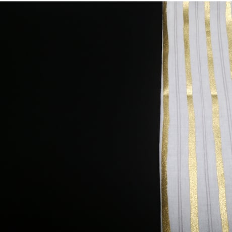 55.ゴールドライン×合成皮革ブラック裏地／約47×67.5cm／リバーシブル*＊3700円もお得な大判タイプ！鑑定時間が華やかに*＊