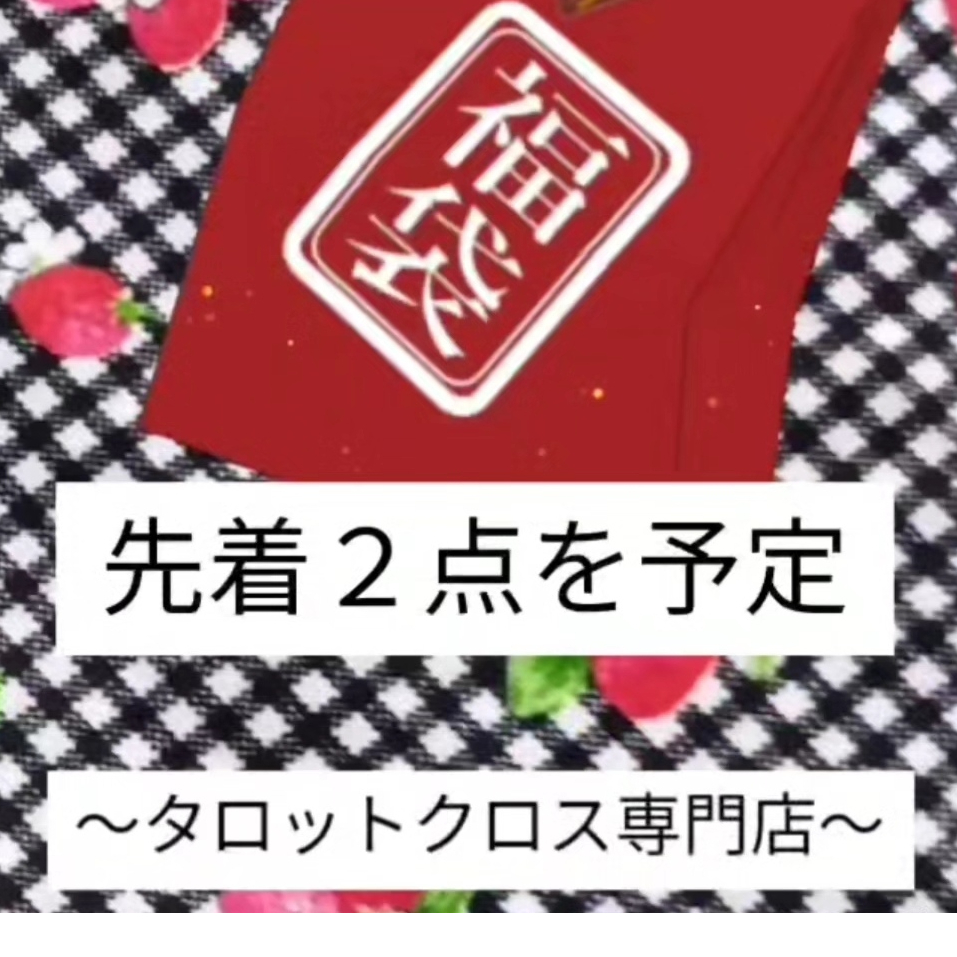 完売】2024/1/1福袋【薔薇柄トートバッグ付】２点タロットクロス同封！お得なセットです！...