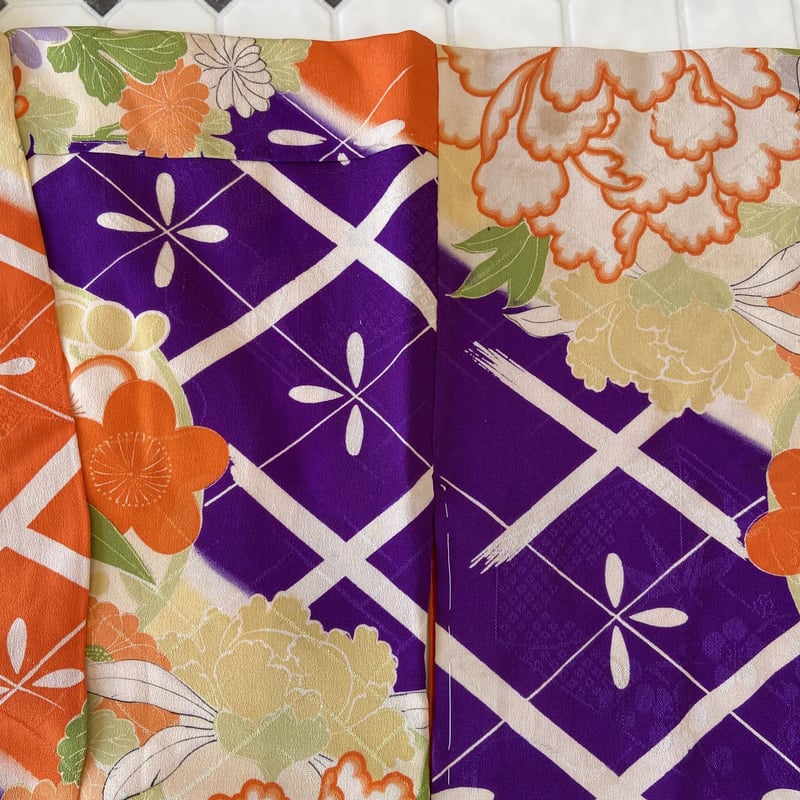 大正ロマン 花丸紋 アンティーク羽織 | 凍蝶