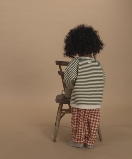 organic zoo/ Fern Stripes Sweatshirt