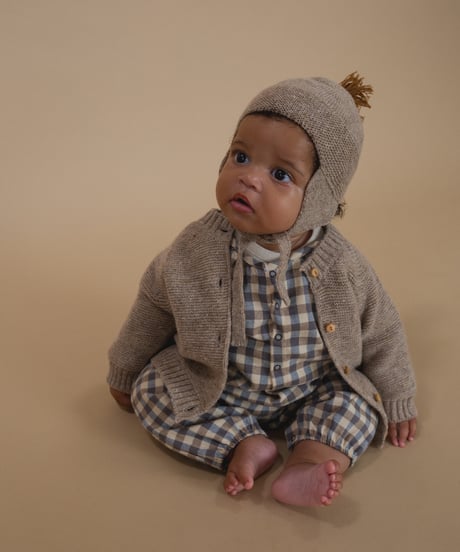 organic zoo/ Shoreline Gingham Onesie