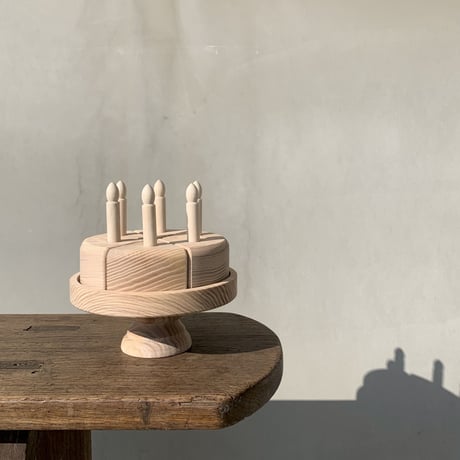 lemi toys / Wooden Birthday Cake