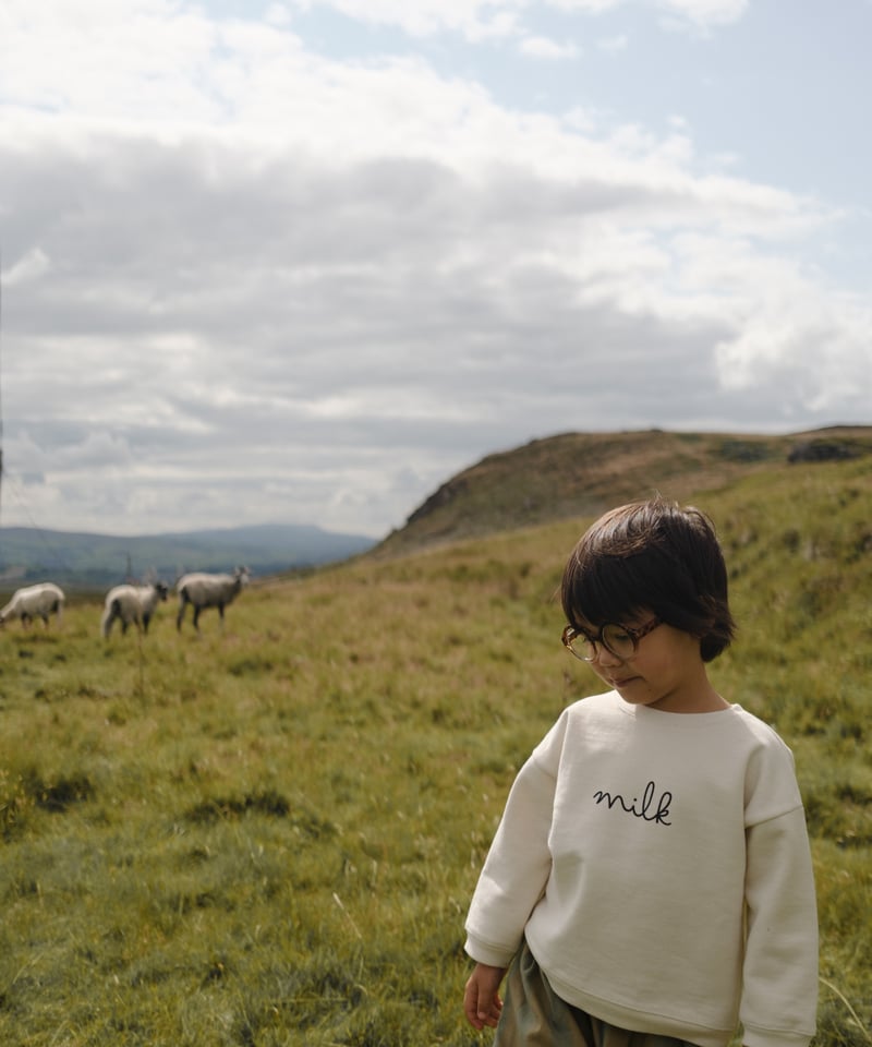 organic zoo/ Milk Sweatshirt Undyed | lisoro