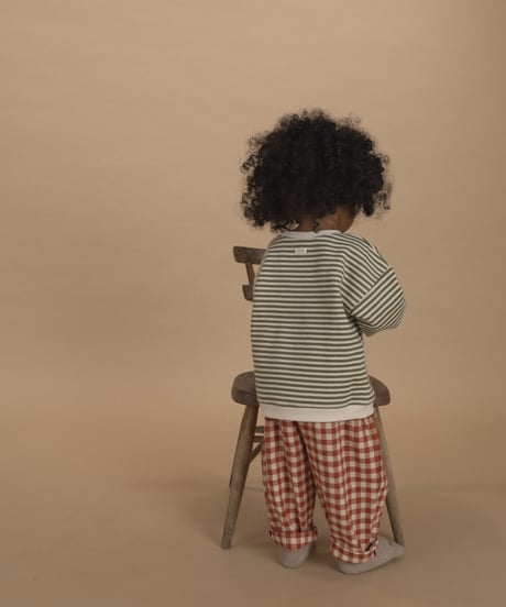 organic zoo/ Fern Stripes Sweatshirt