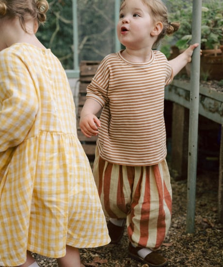 organic zoo/ Copper Stripes Boxy T-Shirt