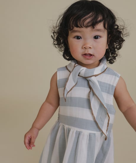【ラスト1点】organic zoo/Sardine Stripes Sleeveless Dress