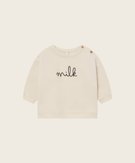 organic zoo/ Milk Sweatshirt Undyed