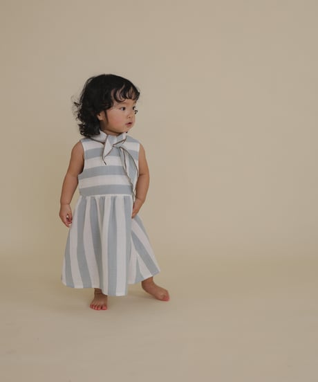 【ラスト1点】organic zoo/Sardine Stripes Sleeveless Dress