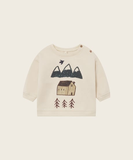 organic zoo/ Rooftop Gathering Sweatshirt Undyed