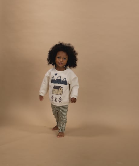 organic zoo/ Rooftop Gathering Sweatshirt Undyed