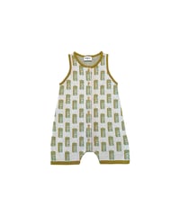 MABLI/ Juice Box Romper - Green Apple