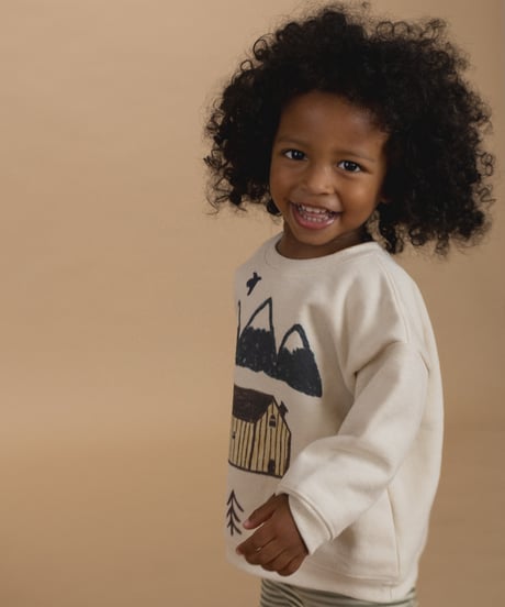 organic zoo/ Rooftop Gathering Sweatshirt Undyed