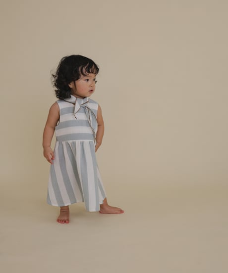 【ラスト1点】organic zoo/Sardine Stripes Sleeveless Dress