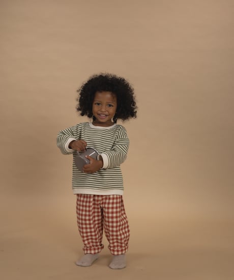 organic zoo/ Fern Stripes Sweatshirt