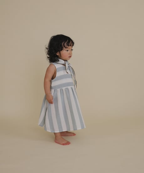 【ラスト1点】organic zoo/Sardine Stripes Sleeveless Dress