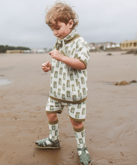 MABLI/ Juice Box Short Socks - Green Apple
