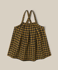 organic zoo/ Blueberry Gingham Tribe Skirt