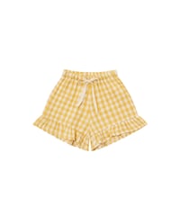 organic zoo/ Honeycomb Gingham Frill Shorts