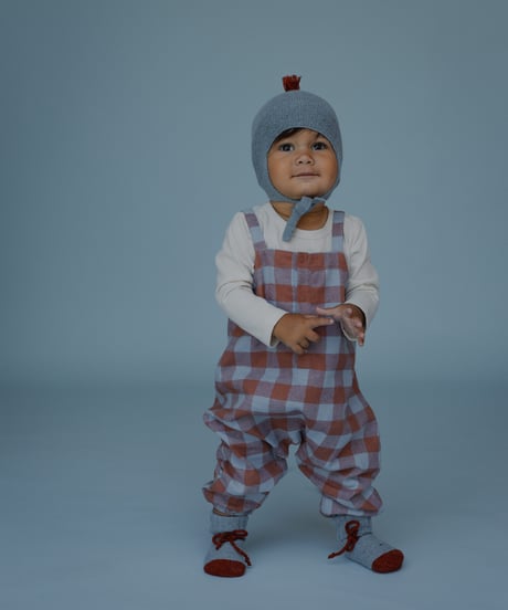 organic zoo/ Maple Gingham Salopettes