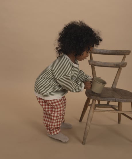 organic zoo/ Fern Stripes Sweatshirt