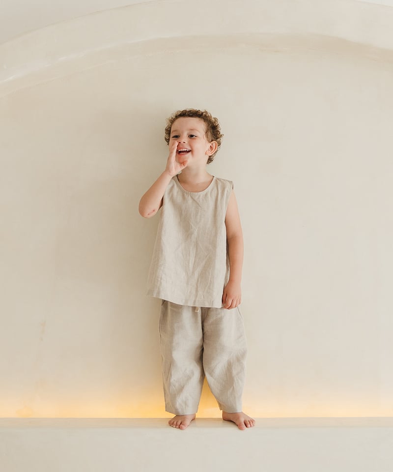Son and Daughter/ Koa Linen Sets (Natural) | li
