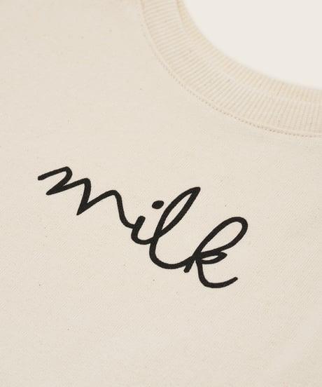 organic zoo/ Milk Sweatshirt Undyed