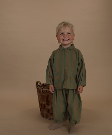 organic zoo/Paprika Gingham Frill Culottes