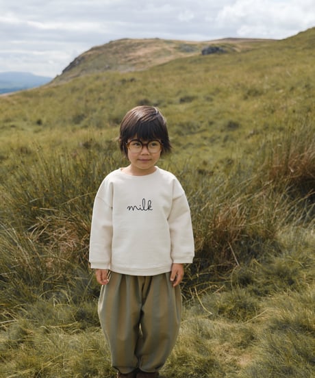 organic zoo/ Milk Sweatshirt Undyed