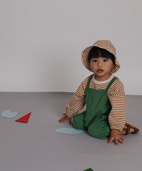 organic zoo/ Seagrass Cropped Dungarees