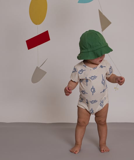 organic zoo/ Sailor Knots Short Sleeve Bodysuit