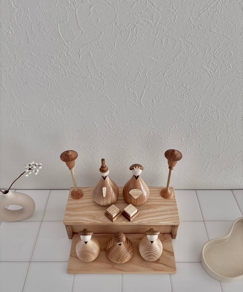 lisoro Original / Wooden Hina Dolls -Premium Se