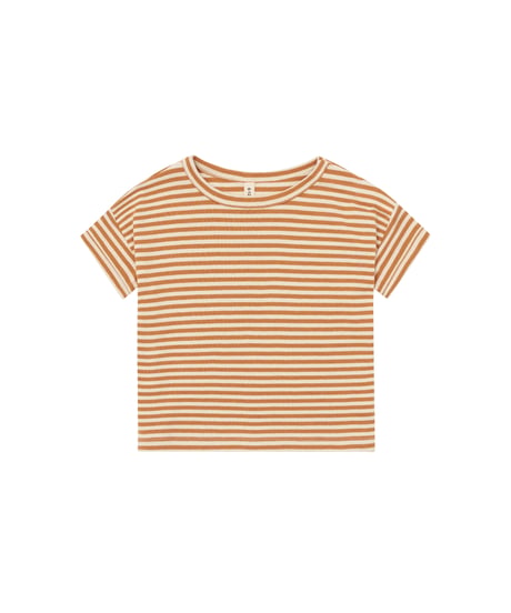 organic zoo/ Copper Stripes Boxy T-Shirt