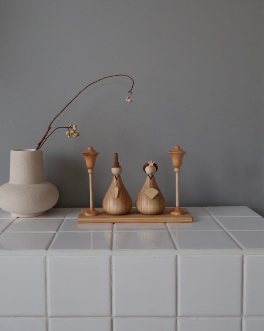 翌日発送】lisoro Original / Wooden Hina Dolls | li
