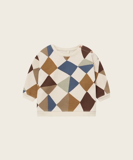 organic zoo/ Kite Patchwork Sweatshirt Undyed