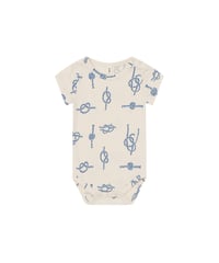 organic zoo/ Sailor Knots Short Sleeve Bodysuit