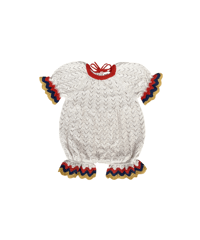 MABLI/MARINE ROMPER (SHELL MELANGE)