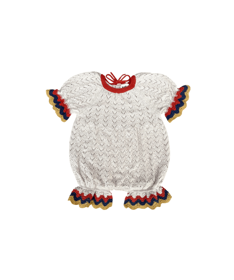MABLI/MARINE ROMPER (SHELL MELANGE)