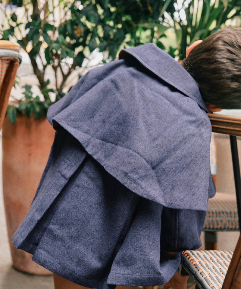 Maison Marelle/Jacket with AMOVIBLE cape SHERLO