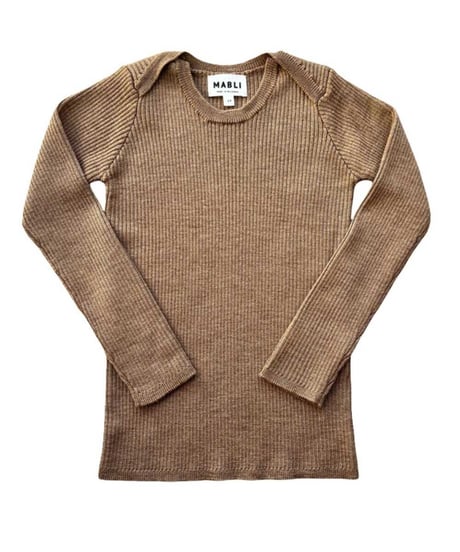 MABLI/SYLFAEN SKINNY RIB(PECAN)_12m/18m/2y