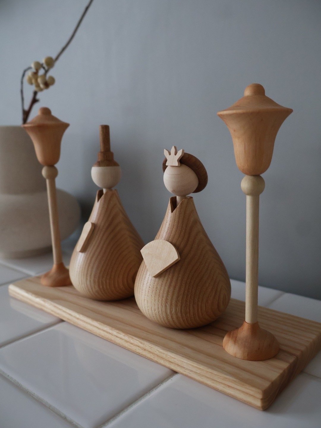 翌日発送】lisoro Original / Wooden Hina Dolls | li