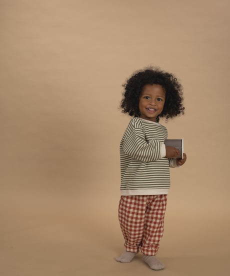 organic zoo/ Fern Stripes Sweatshirt