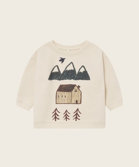 organic zoo/ Rooftop Gathering Sweatshirt Undyed