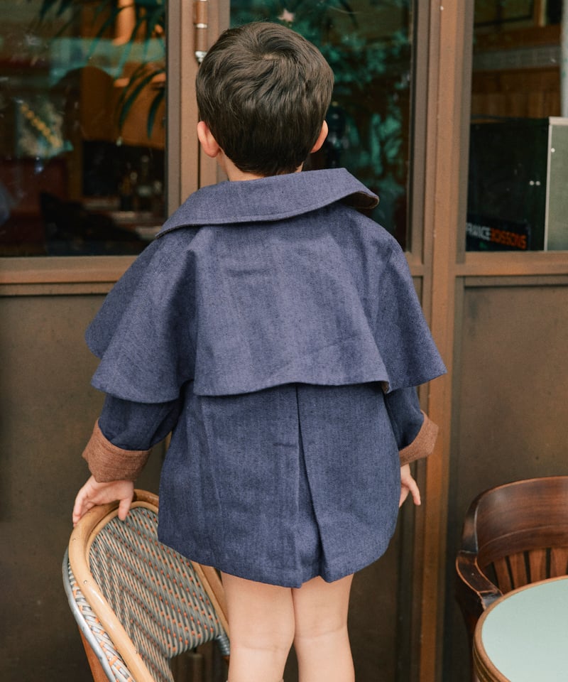 Maison Marelle/Jacket with AMOVIBLE cape SHERLO