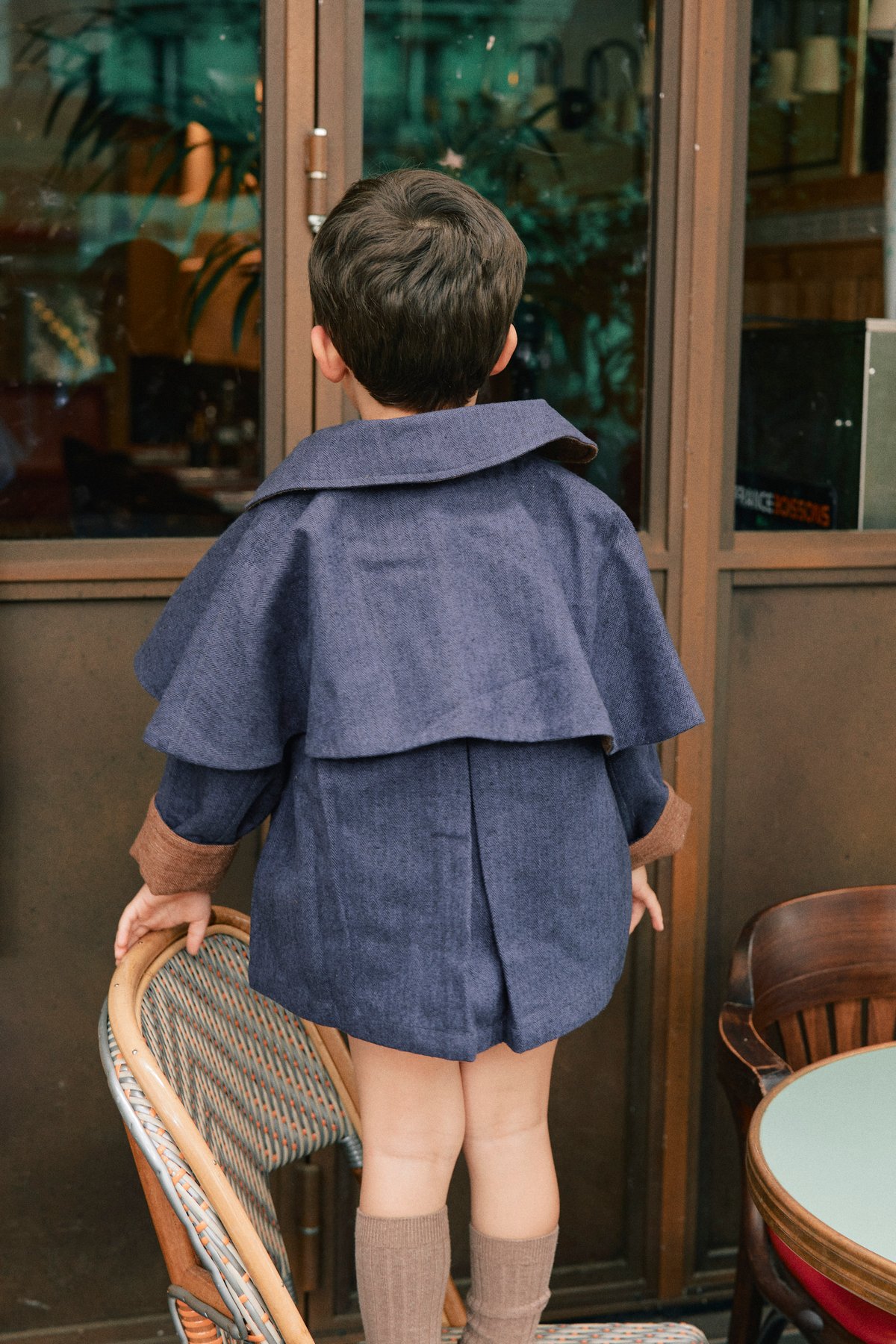mairon marelle コート Maison Marelle/Jacket with AMOVIBLE cape SHERLO