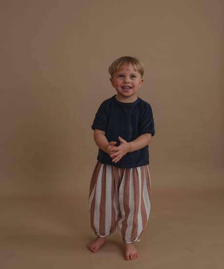 organic zoo/Navy Terry Boxy T-Shirt