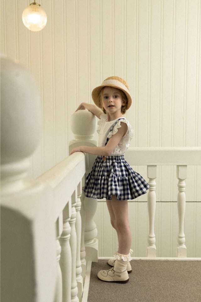 ボトムス wonny ribbon check mia skirt 即納】【black M,L】Check Mia skirt 【Wonny Ribbon】 |