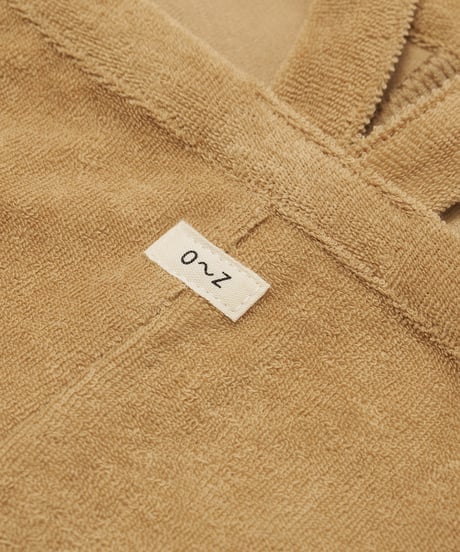 organic zoo/ Wheat Terry Cropped Dungarees