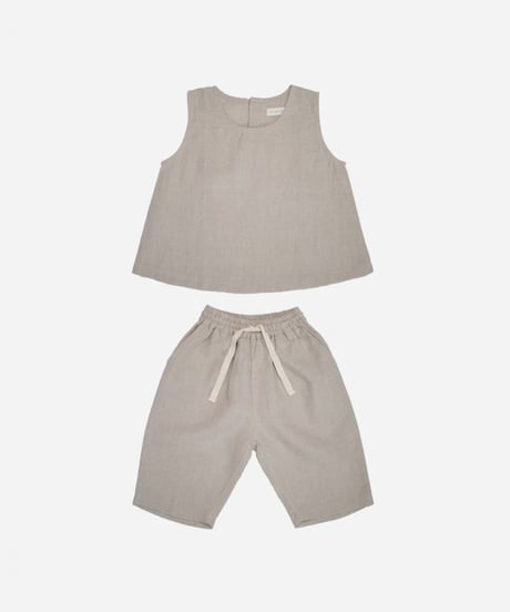 Son and Daughter/ Koa Linen Sets (Natural)