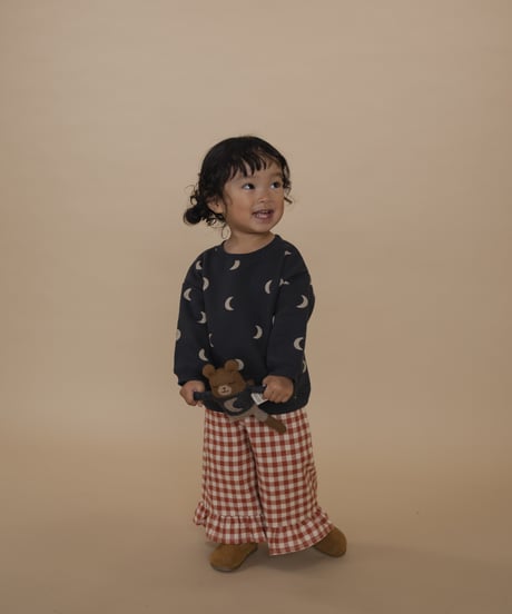 organic zoo/Paprika Gingham Frill Culottes